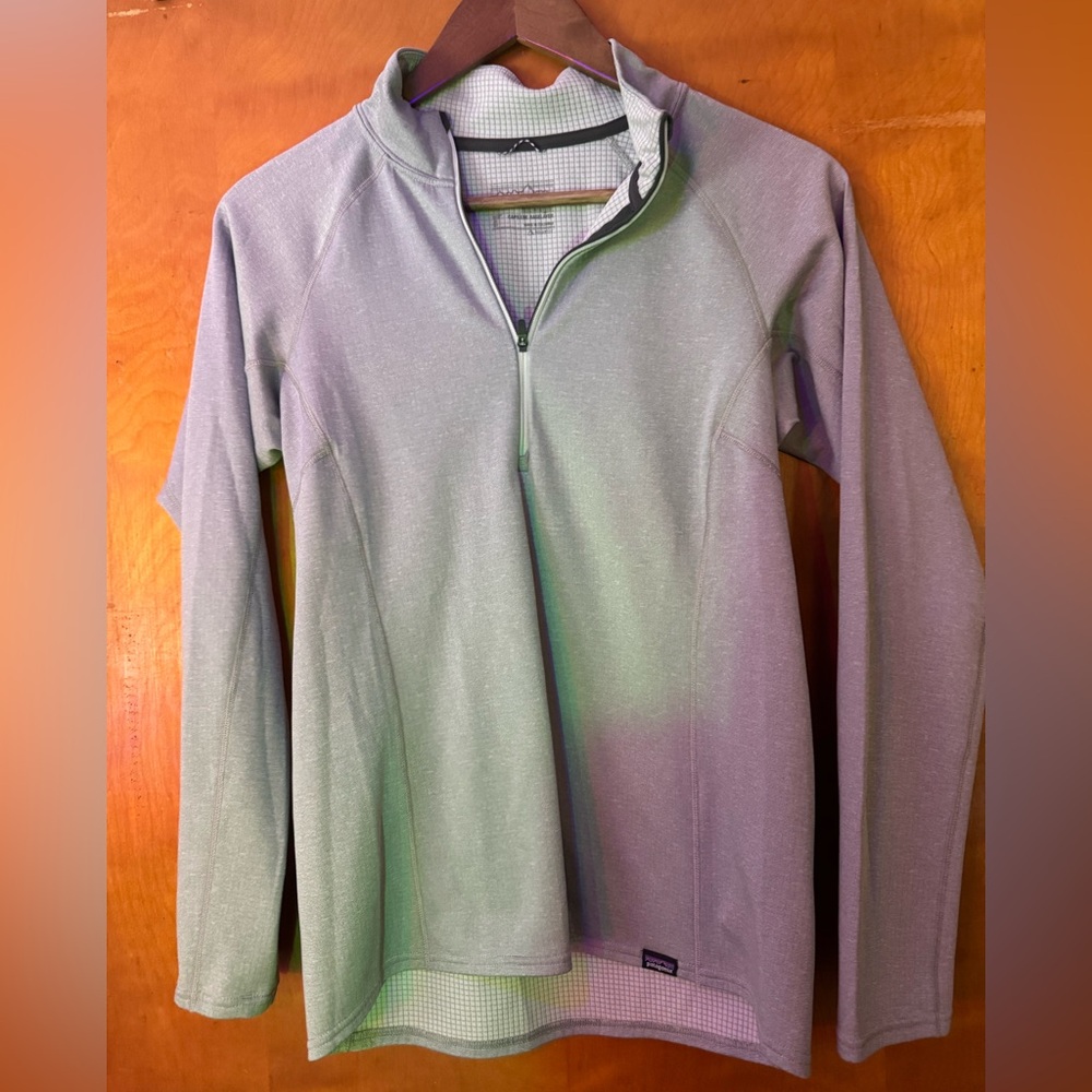 Patagonia Gray Capilene Midweight Baselayer, Women’s Size Small